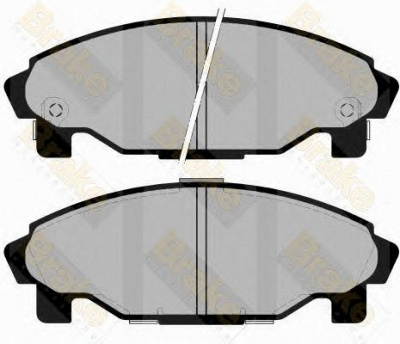 BRAKE ENGINEERING pa1271 -  Комплект тормозных колодок, дисковый тормоз